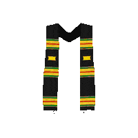 Graduation Kente Sticker by Skidmore College