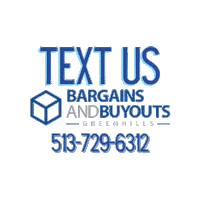 Greenhills Bargains Sticker by Bargain and Buyouts