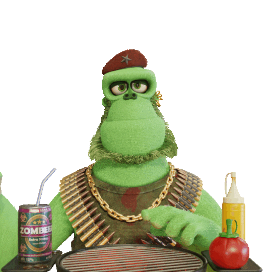 Hungry Eating Out Sticker by mattbag3d