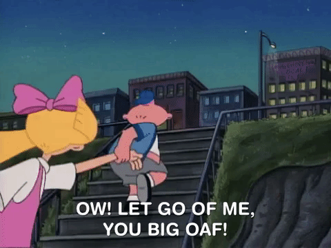 hey arnold nicksplat GIF