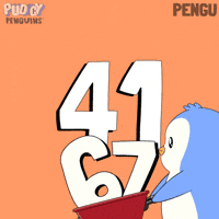 6 7 Penguin GIF by Pudgy Penguins