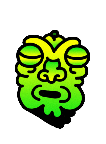 Head Vegetable Sticker by Russell Taysom