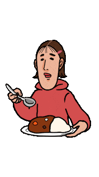 ごはん Eat Sticker by Sheryu39