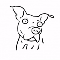 Shocked Dog GIF by butpoorlydrawn