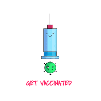 Mask Virus Sticker by Demic