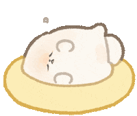 Tired Dog Sticker