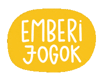 Jog Ember Sticker by Társaság a Szabadságjogokért