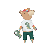 Bouncing Teddy Bear Sticker by Bear Autism