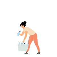 siklusrefill pilahsampah siklustukarwadah botolkosong sikluspilahsampah Sticker