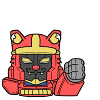 Robot Reaction Sticker