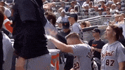 Happy Detroit Tigers GIF by Bally Sports Detroit