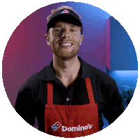 dominos_de excited yeah letsgo thumbsup Sticker