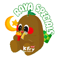 Happy Fried Chicken Sticker by K Fry My