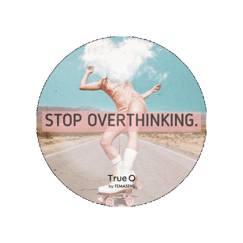 Femasens overthinking femasens trueo true0 Sticker