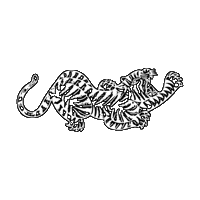 White Tiger Paintball Sticker by Tigerwear
