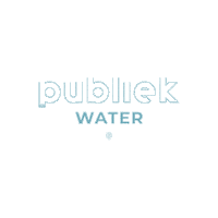 WijzijnPubliek logo water vol druppel Sticker