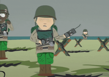 angry military men GIF by South Park 