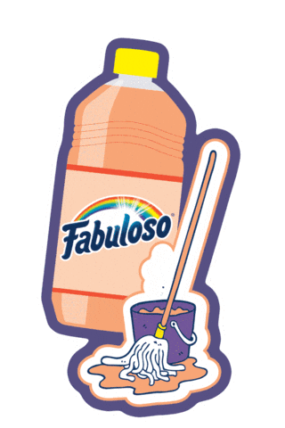 Cleaning Peach Sticker by Fabuloso Brand