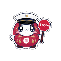KOKOJAPAN para espera koko japan alto ahi Sticker
