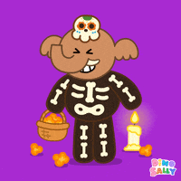 Happy Day Of The Dead GIF by DINOSALLY