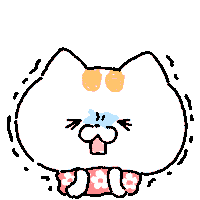 rangd_darng cat winter cold freez Sticker