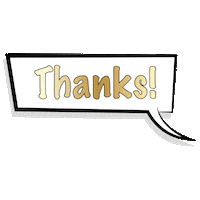 Thanks Merci Sticker by CFB Cosmetics