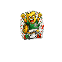 Vamos World Cup Sticker