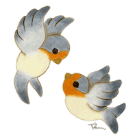 thunofficial rain fly butterfly clouds Sticker