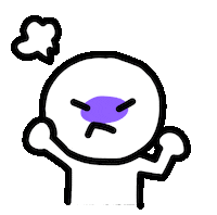 Angry Sticker by eomgogi