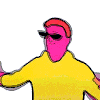 Lets Go Happy Dance Sticker