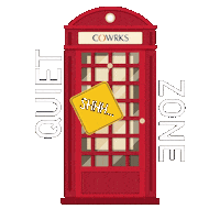 cowrksindia work office quiet privacy Sticker