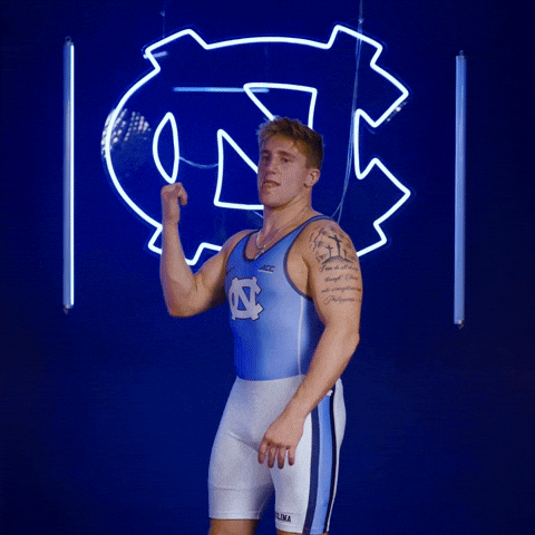 University Of North Carolina Wrestling GIF by UNC Tar Heels