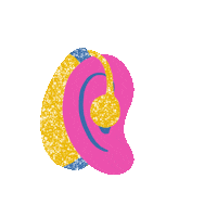 Sound Ears Sticker by #SurdosQueOuvem