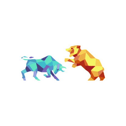 apexcapital giphygifmaker bear bull investment Sticker