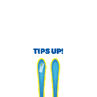 ski tips Sticker by Sunshine Village