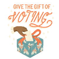 Voting Merry Christmas Sticker by Creative Courage