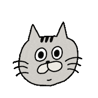 Awkward Cat Sticker