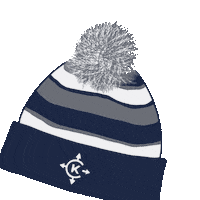 Gold Beanie Sticker by Camp Kawaga