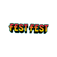 Festfest Sticker by Canvas Design Company
