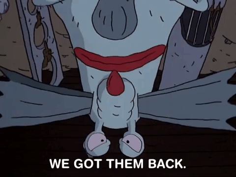 nickrewind giphydvr nicksplat aaahh real monsters giphyarm015 GIF