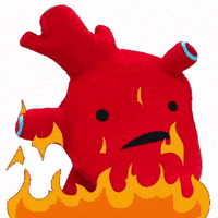 Oh No Hearts GIF by I Heart Guts