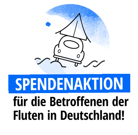 Spenden Camping Sticker by Dennis Brandt