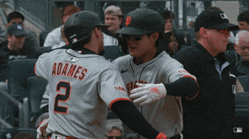 Giants Baseball Hug GIF by San Francisco Giants