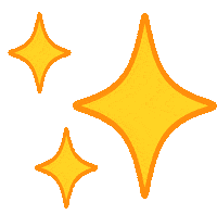 Stars Glitter Sticker