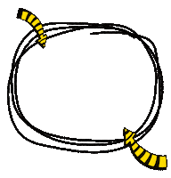 Arrow Point Out Sticker by DENKdifferent