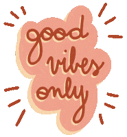Good Vibes Illustration Sticker by letteramuta - Deb