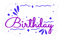 Happy Birthday Celebration Sticker