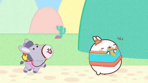 dance love GIF by Molang.Official