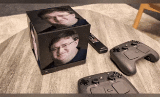 Gabe Newell Steam GIF