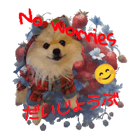 No Problem Dogs Sticker